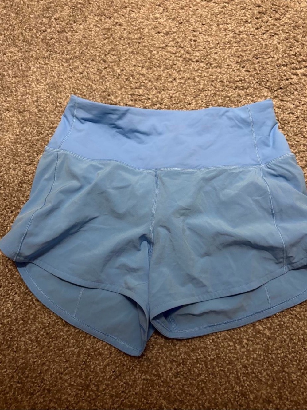 lululemon athletica Speed Up High Rise Lined Short 4" Aero Blue